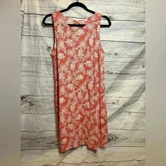 Island beach pineapple print shift dress - Picture 1 of 5